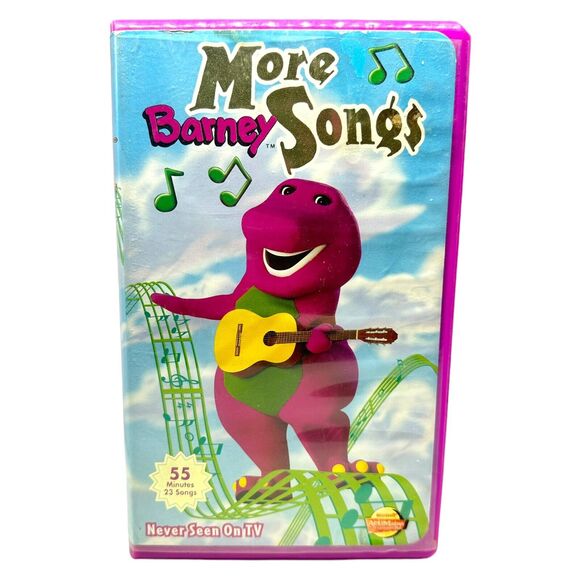 Barney More Barney Songs VHS Video Tape Sing Along Songs VTG - Picture 2 of 5